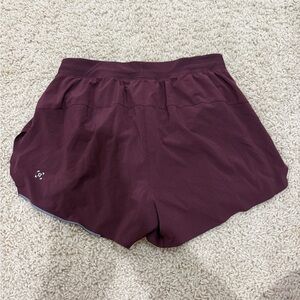 lululemon athletica Burgundy Athletic Shorts